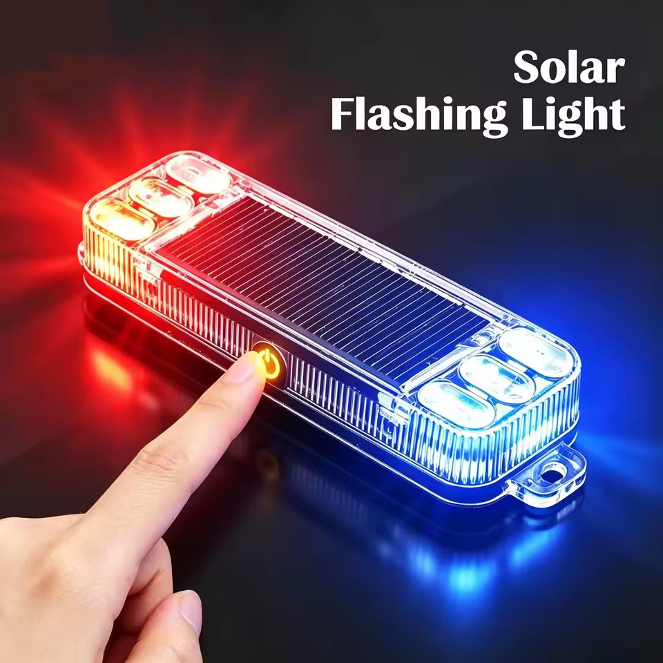 Güneş enerjili arabalar, motos - Sos Light Strobe incelemesi ve fiyatı
